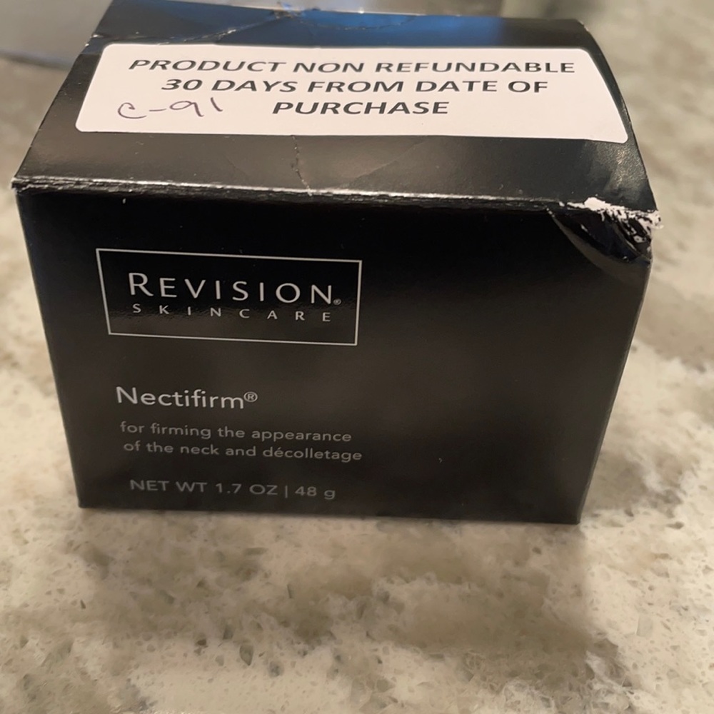 Box is open but product never used.